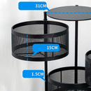 Fruteira Articulada de Aço Inox Rotativa + BRINDE: Kit de Utensílios de Cozinha