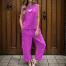 Conjunto Portofino em Linho de Algodão com Toque Suave