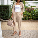 Conjunto Madeleine em Linho de Algodão Premium