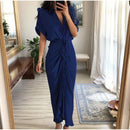 Vestido Elysia em Malha Turca com Amarração Frontal