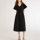 Vestido Montenegro em Algodão Texturizado com Modelagem Confortável