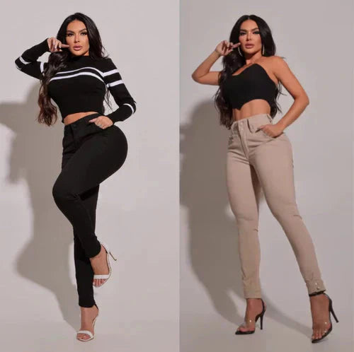 Kit 2 Calças Jeans Ultra Modeladoras - A Escolha das Famosas + Brinde Exclusivo